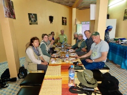 traditional Moroccan lunch